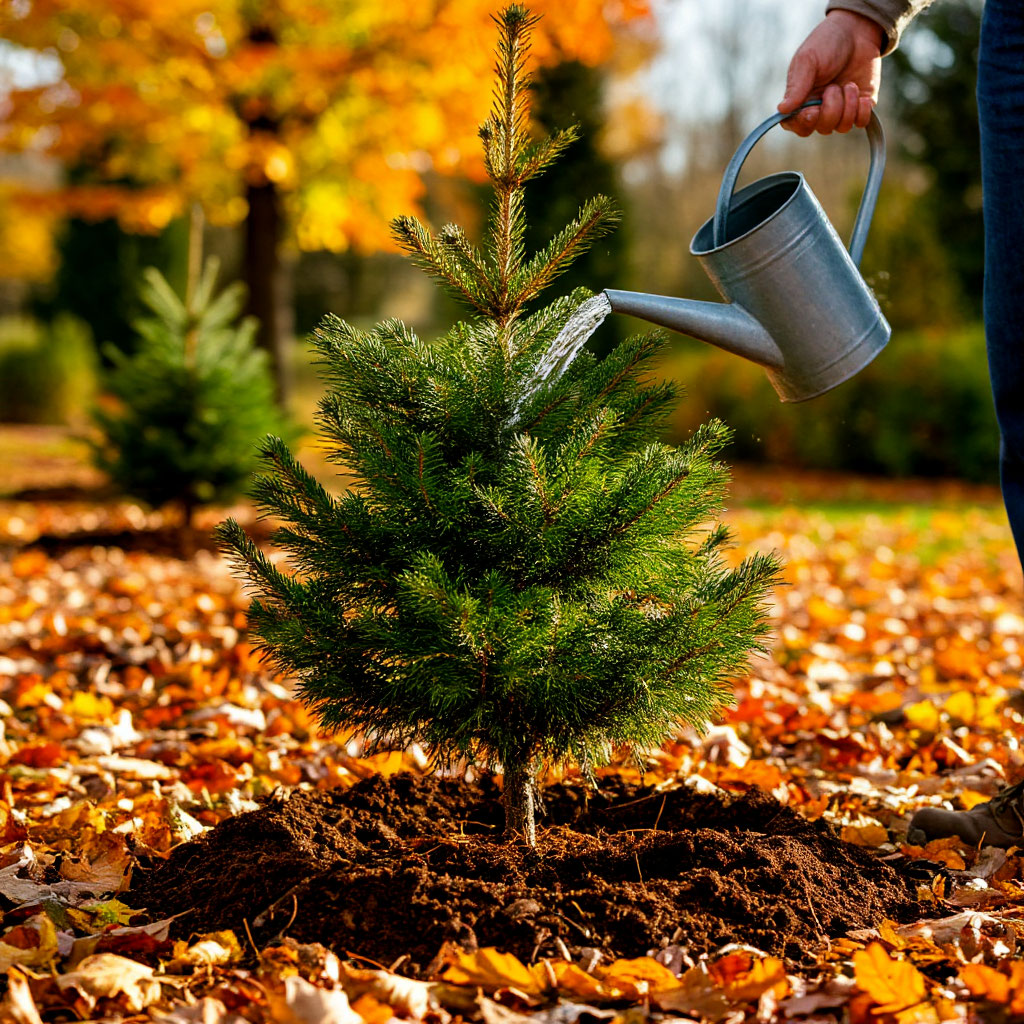 Autumn Evergreen Tree Planting Tips