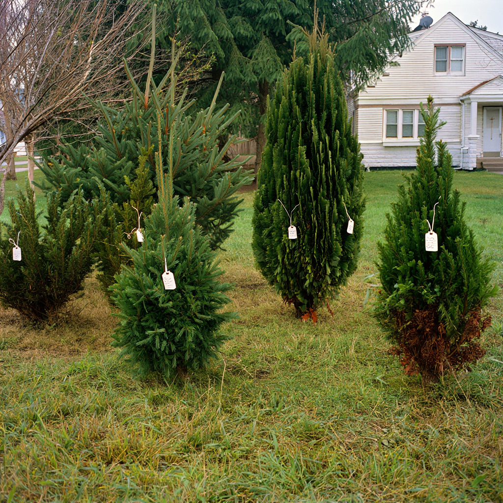 Average evergreen planting cost USA