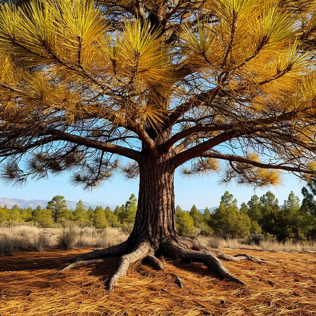 Pine Tree Stress Drought Signs