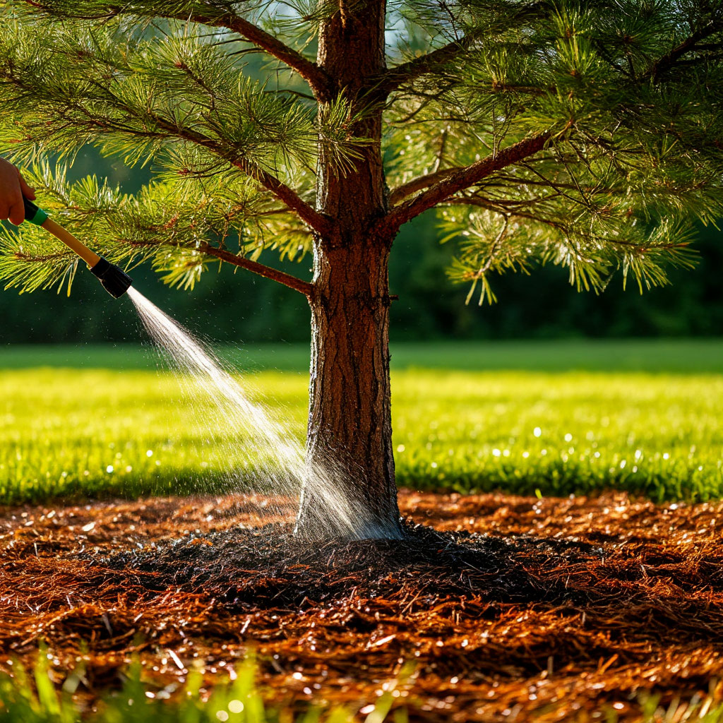 Watering Pine Trees Drought Techniques