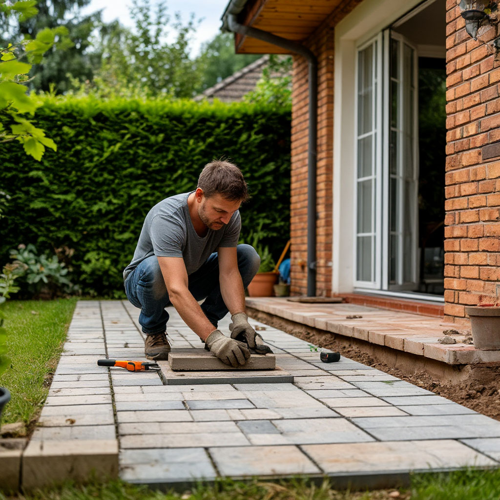 DIY backyard patio USA