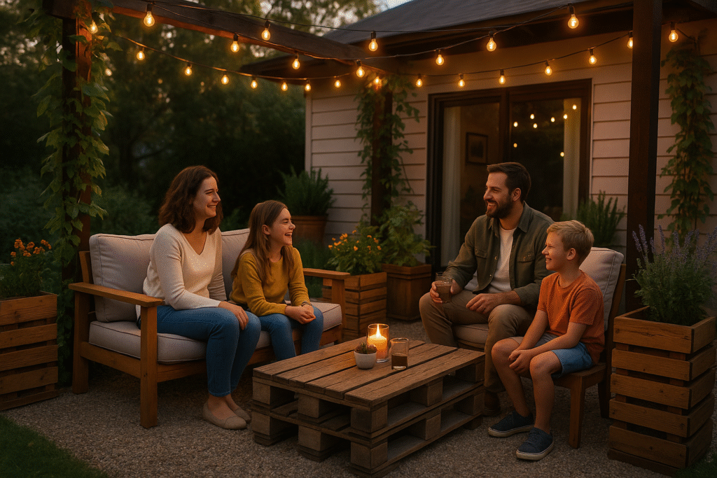 DIY outdoor decor USA trend