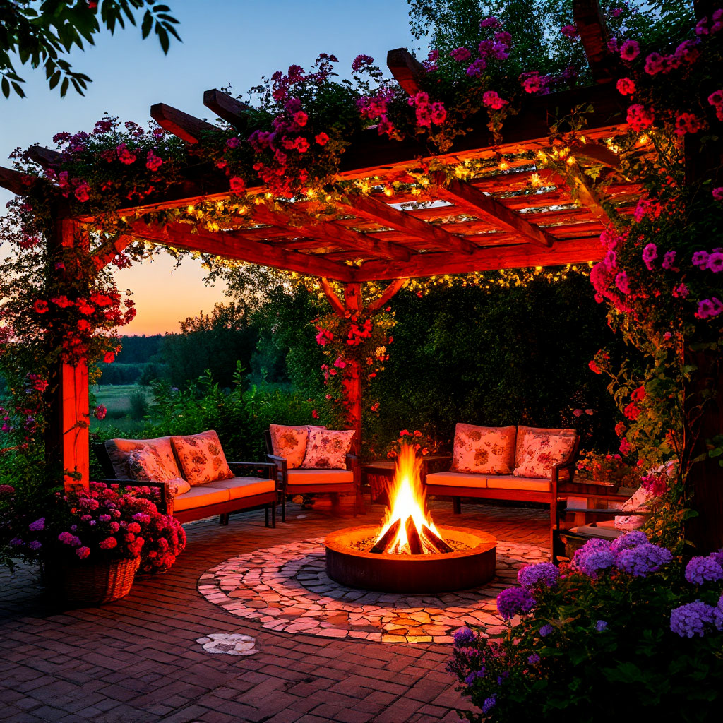 DIY pergola decoration summer