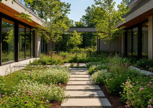 Lawn alternatives USA front yard