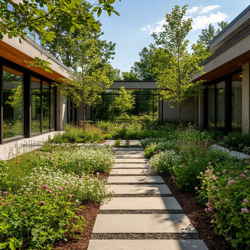 Lawn alternatives USA front yard