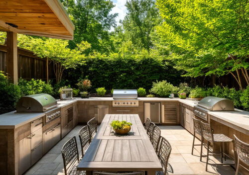 Modern Outdoor Kitchen USA