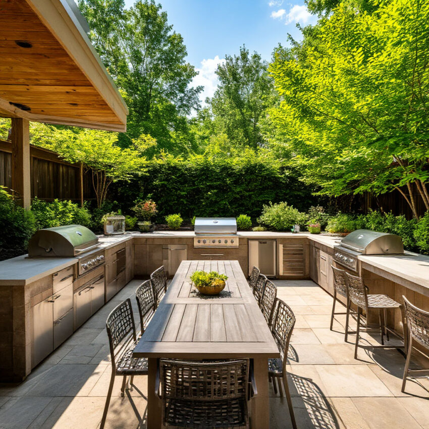 Modern Outdoor Kitchen USA