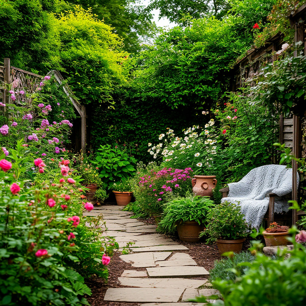 Modern backyard design seasons