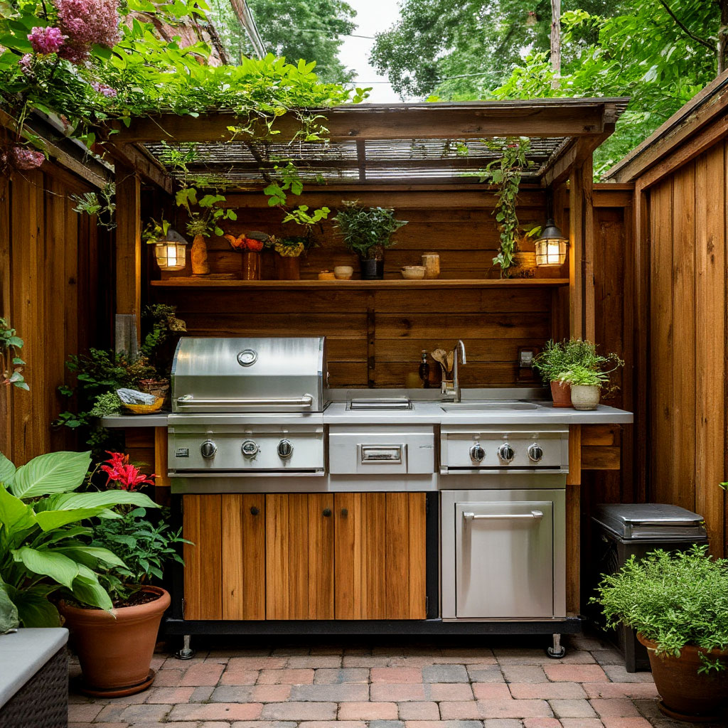 Small Yard Kitchen