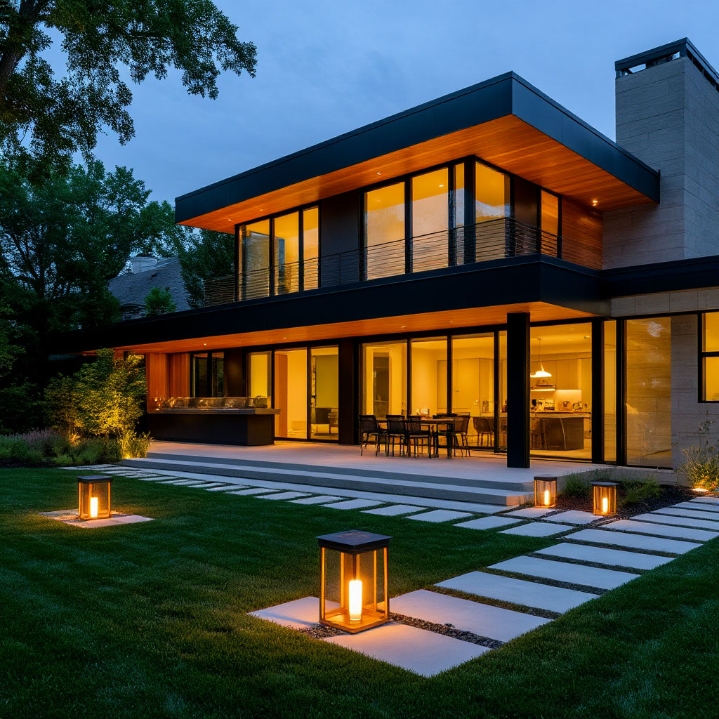 Smart solar lighting outdoor 2025