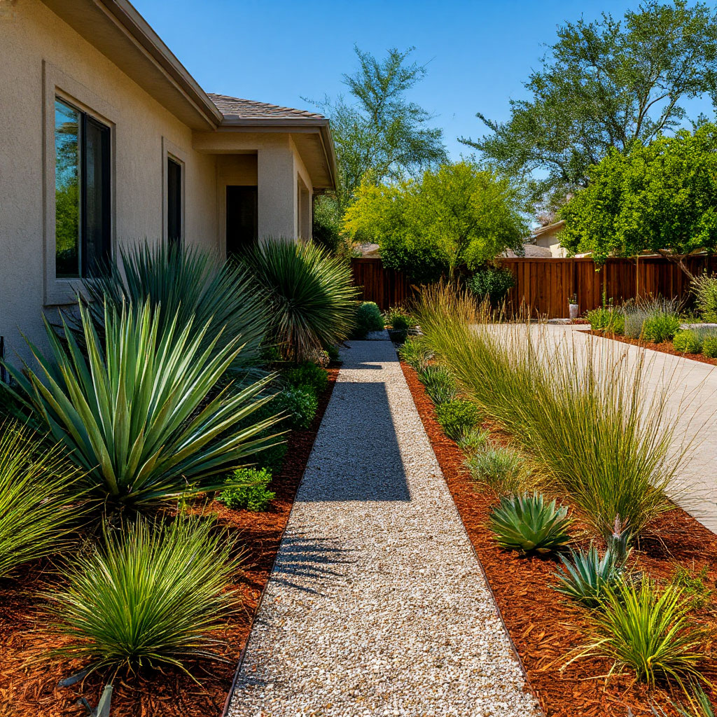 Xeriscape garden USA care