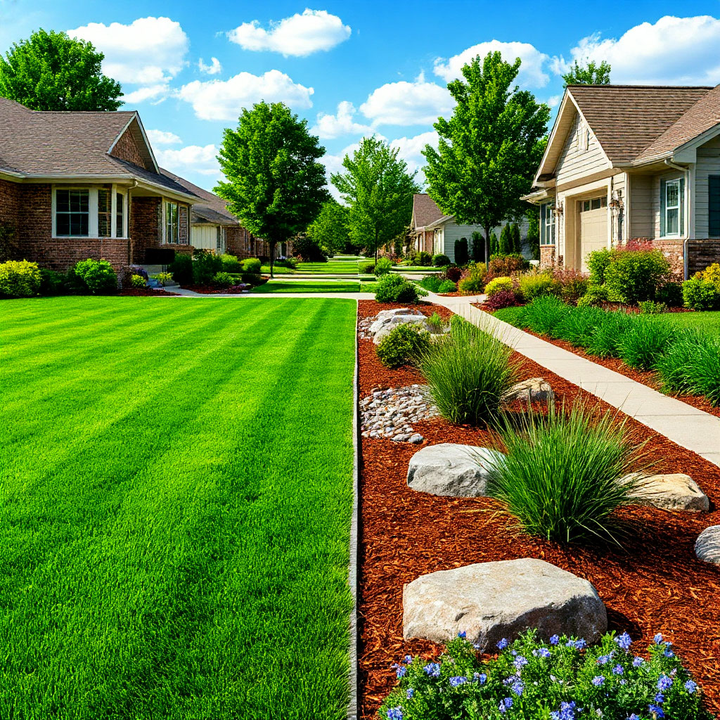 Xeriscape vs lawn USA