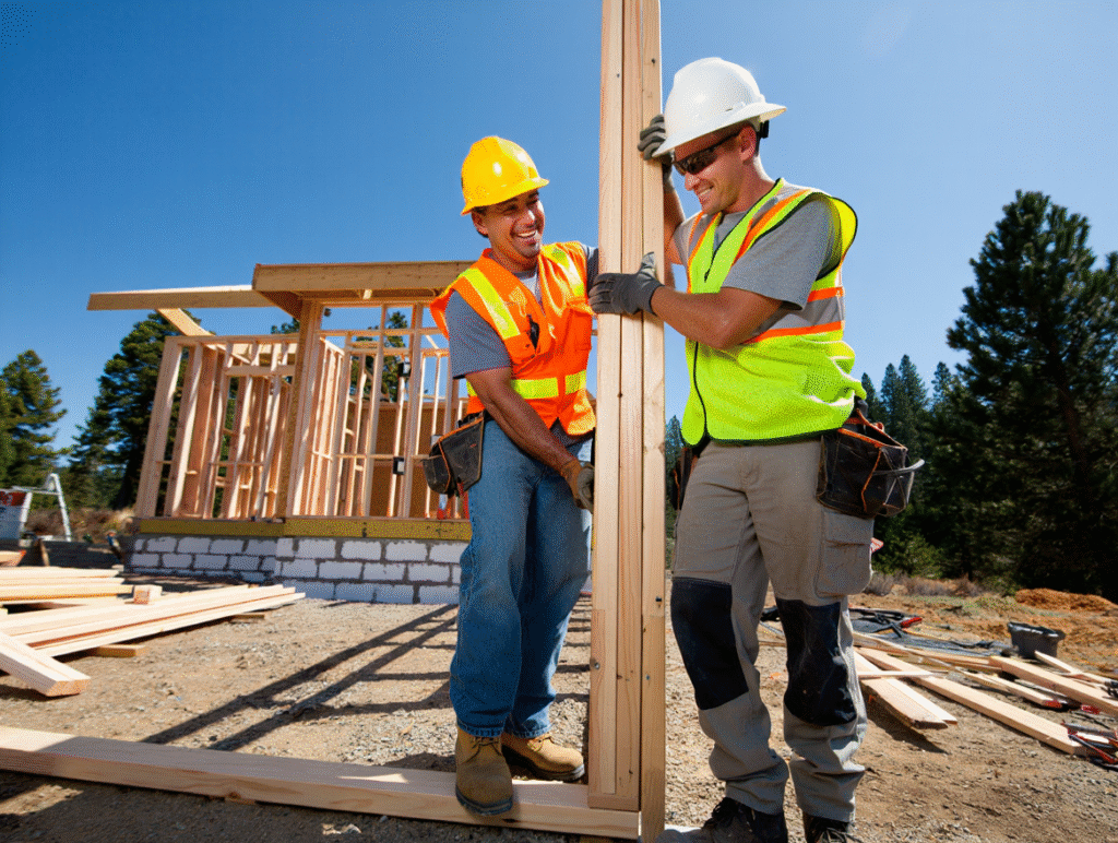 Assembling DIY Pine Tiny Cabins