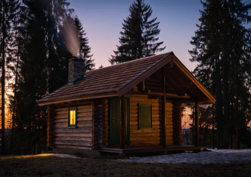 Cozy DIY Pine Tiny Cabins