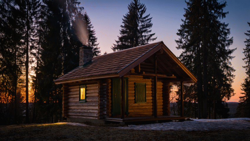Cozy DIY Pine Tiny Cabins