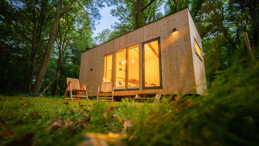 Cozy Tiny Pine Home Forest