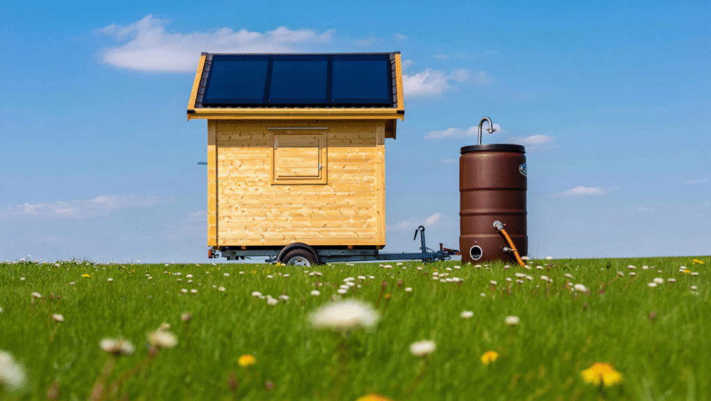 Efficient Minimalist Cabins Solar