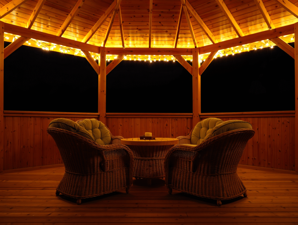 Gazebo Evening Ambiance