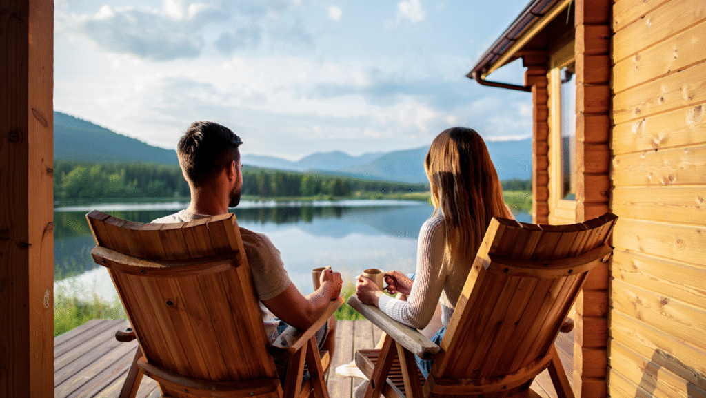 Peaceful Off-Grid Cabins