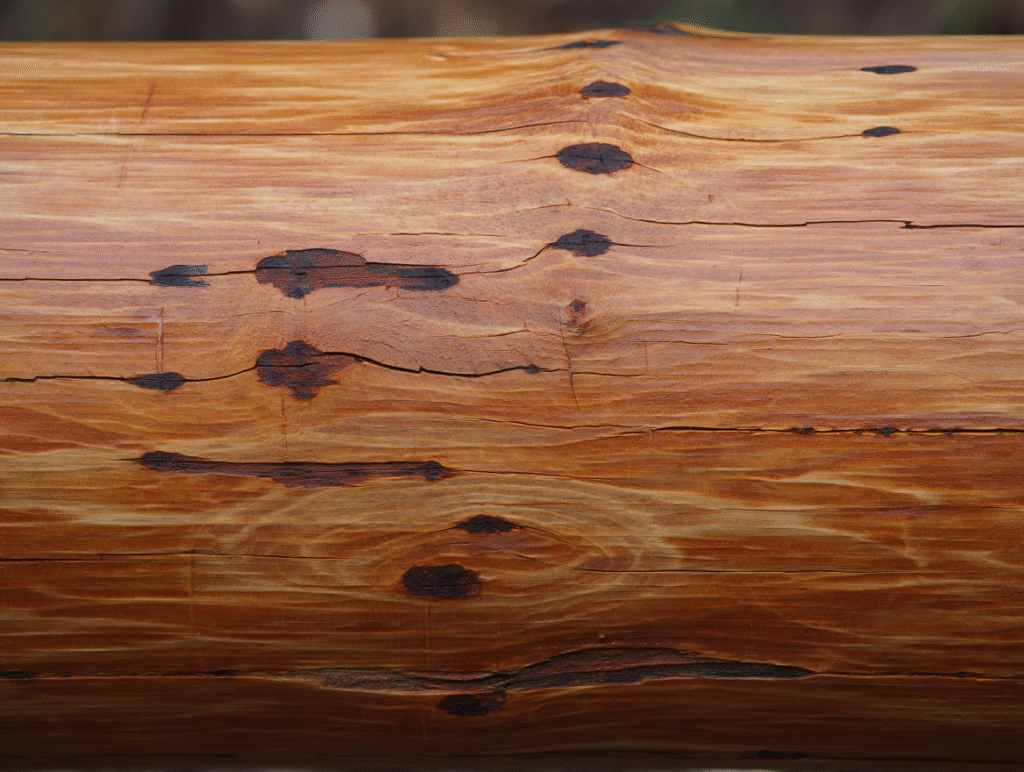 Pine Log Maintenance Needs