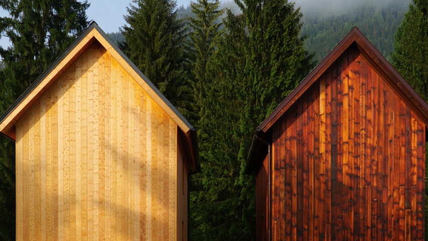 Pine Wood Cabins vs Cedar