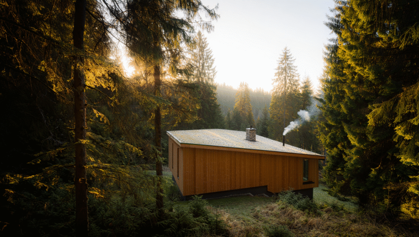Stunning Prefab Pine Cabins