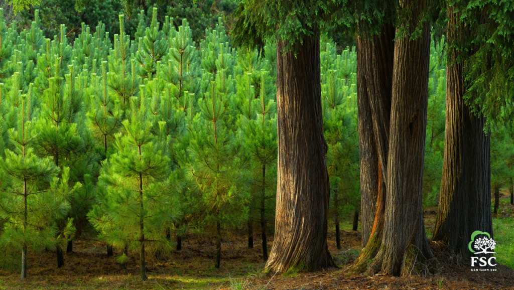 Sustainable Pine and Cedar Forests