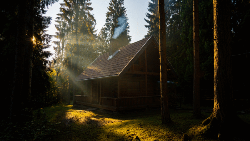 Ultimate Tiny Pine Cabin Financing