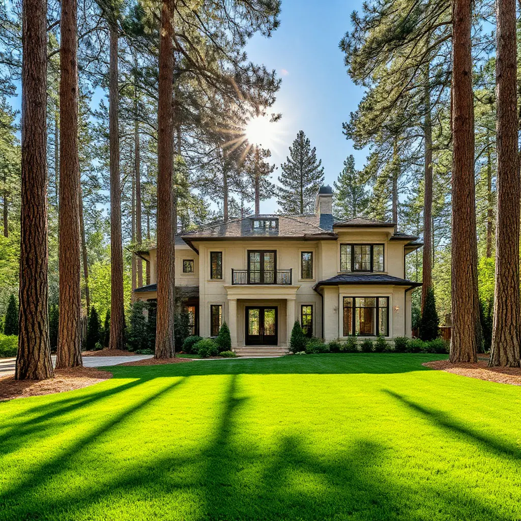 Instant Landscape with Big Pines