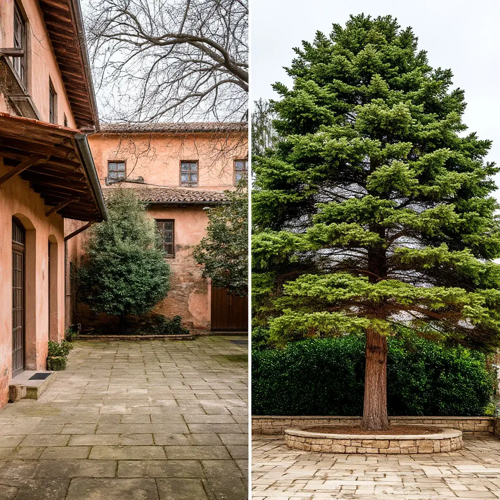 "Instant Makeover with Mature Pines