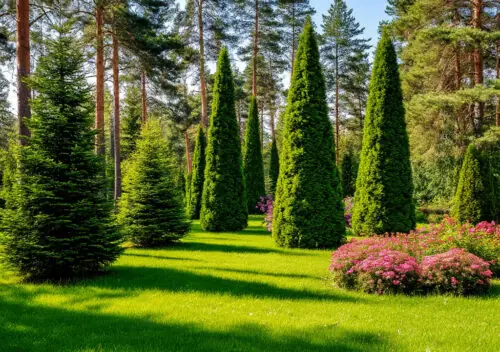 Healthy Disease Resistant Pine Landscape