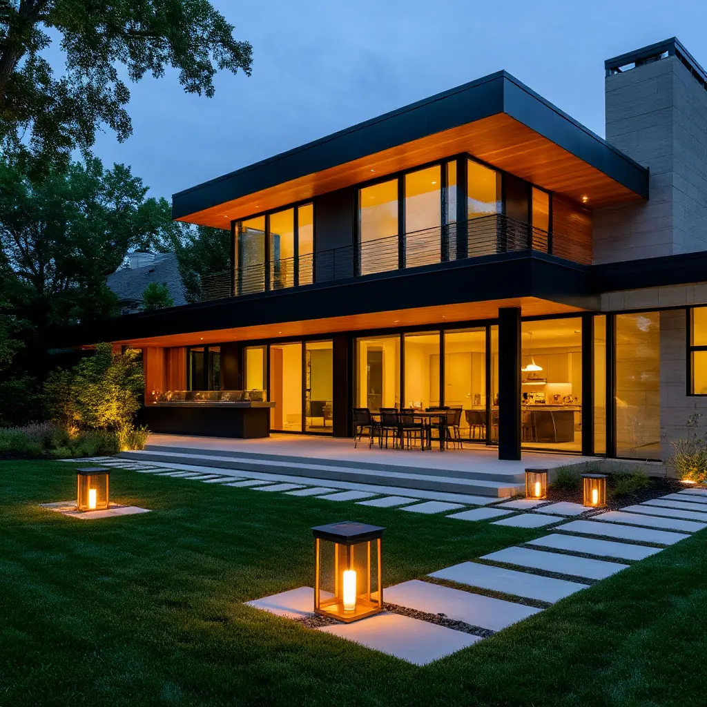 Smart solar lighting outdoor 2025