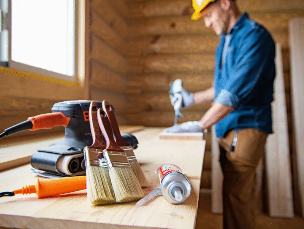 DIY Pine Cabin Maintenance