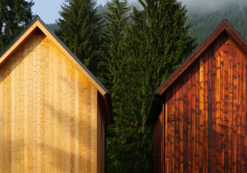 Pine Wood Cabins vs Cedar