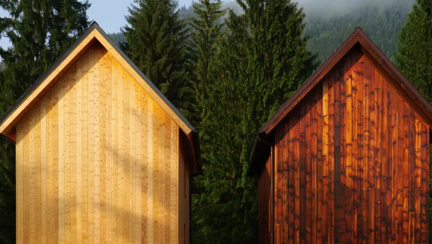 Pine Wood Cabins vs Cedar