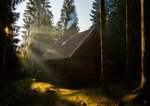 Ultimate Tiny Pine Cabin Financing