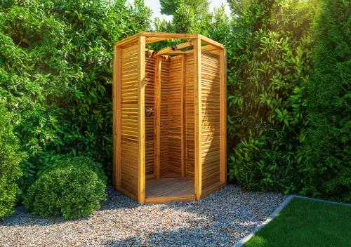 DIY Outdoor Shower Backyard