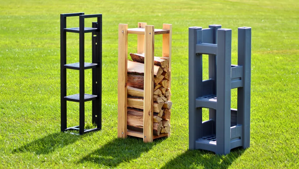 Metal Wood And Plastic Firewood Racks